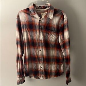 VSTO Women's Classic Plaid Button Down Shirt